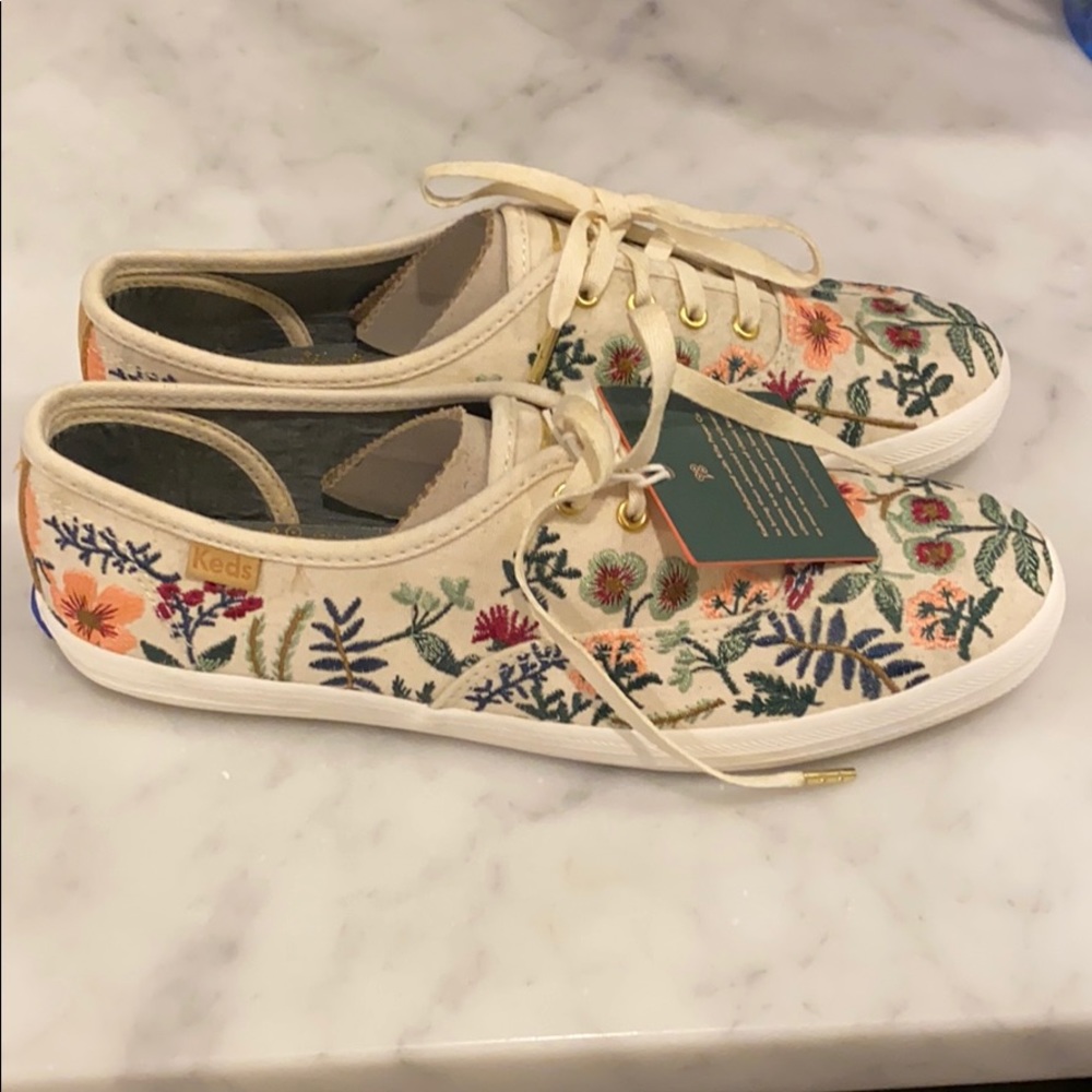 NWT special edition Rifle paper co. Keds size 6